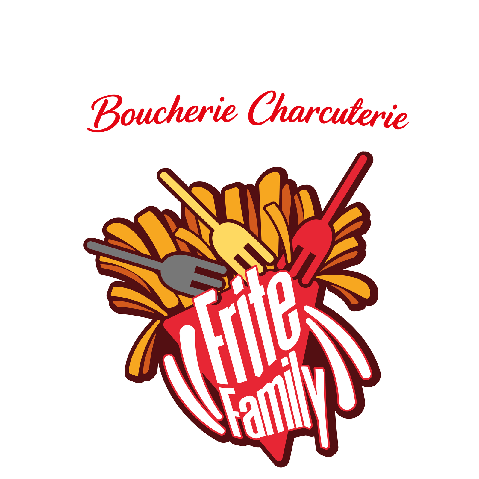 Logos clients Maison Chollet Boucherie Charcuterie et Frite Family